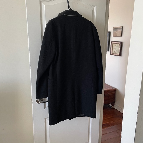 ASOS black overcoat medium - Picture 2 of 3